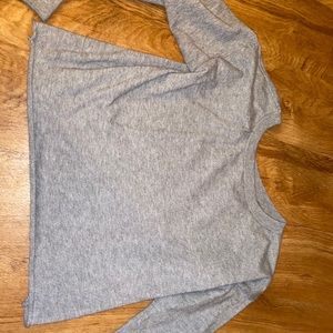 Distressed sweatshirt